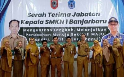 Serah Terima Jabatan Kepala SMKN 1 Banjarbaru