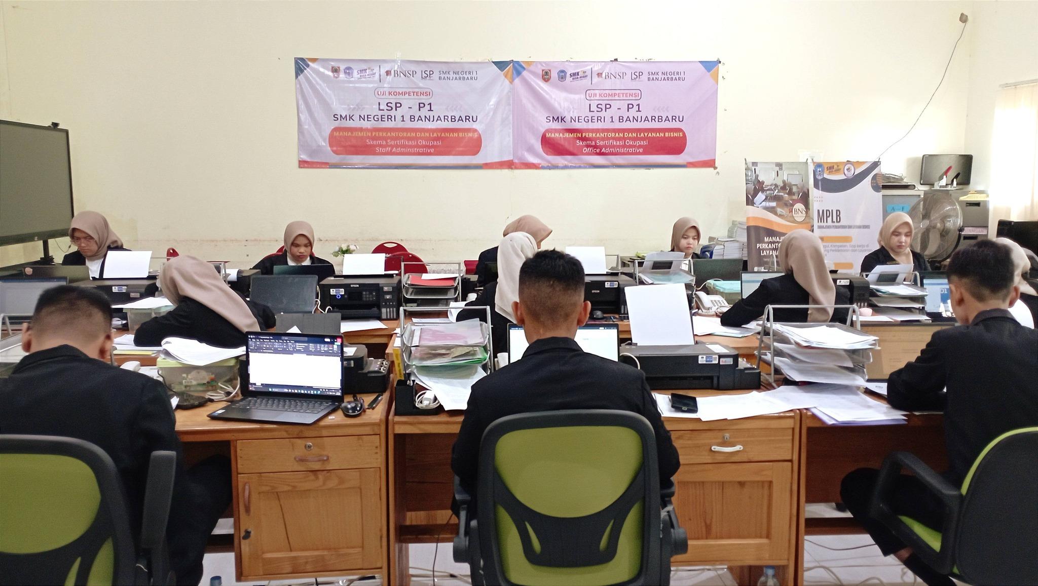 Uji Kompetensi MPLB SMK Negeri 1 Banjarbaru