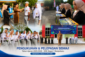 Pengukuhan dan Pelepasan Siswa Kelas XII