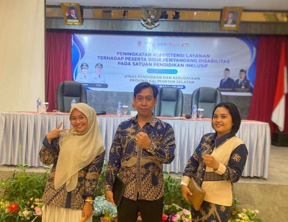 Perwakilan SMKN 1 Banjarbaru di Peningkatan Kompetensi Layanan Pendidikan Inklusif 2026