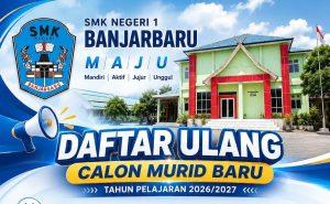 Pengumuman Hasil Seleksi SPMB SMKN 1 Banjarbaru TA 2026/2027