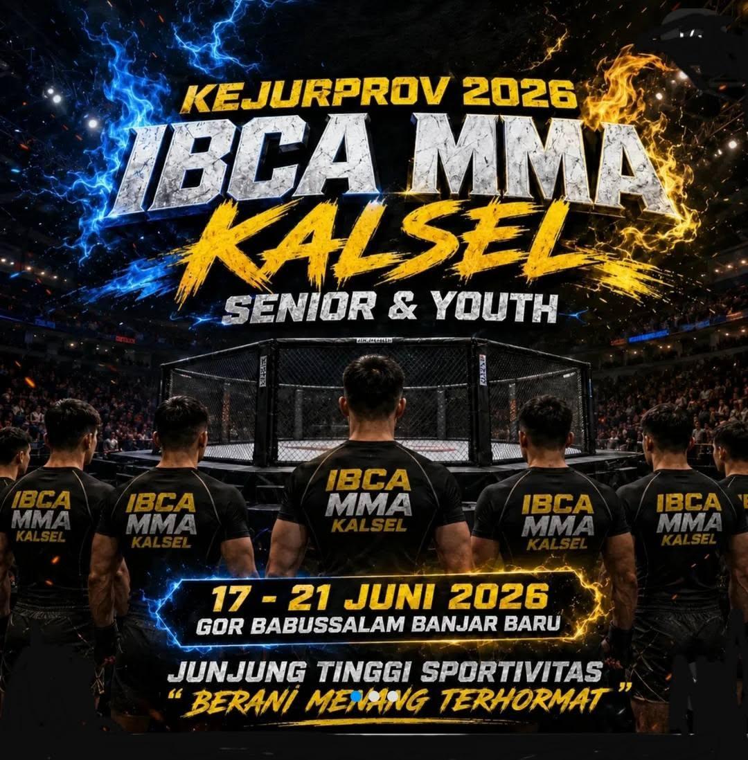 Poster Kejurprov IBCA MMA Kalsel 2026