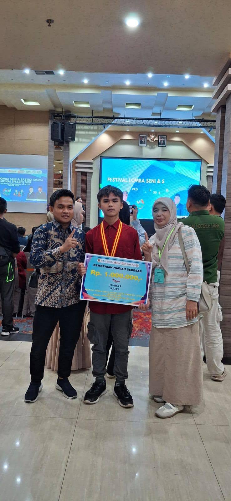 Foto bersama guru pembimbing