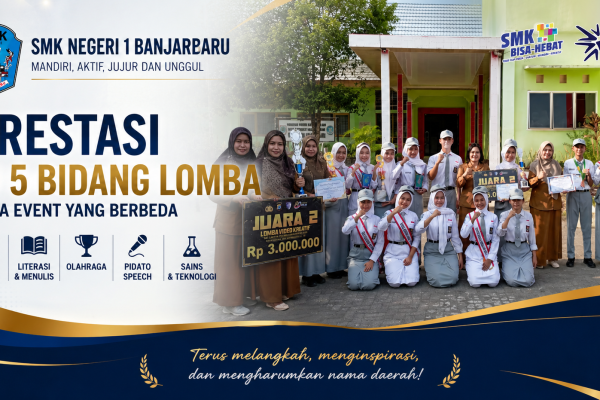 Prestasi di 5 Bidang Lomba Pada Event Yang Berbeda