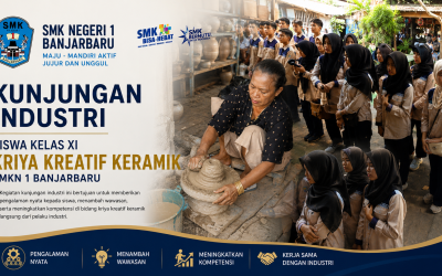 Kunjungan Industri Siswa Kelas XI Kriya Kreatif Keramik SMKN 1 Banjarbaru