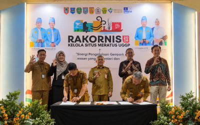 Badan Pengelola Meratus UNESCO Global Geopark melaksanakan penandatangan Memorandum of Understanding (MoU)