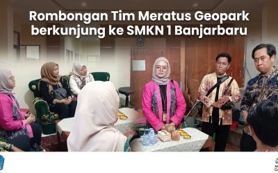 Tim Meratus Geopark Berkunjung ke SMKN 1 Banjarbaru