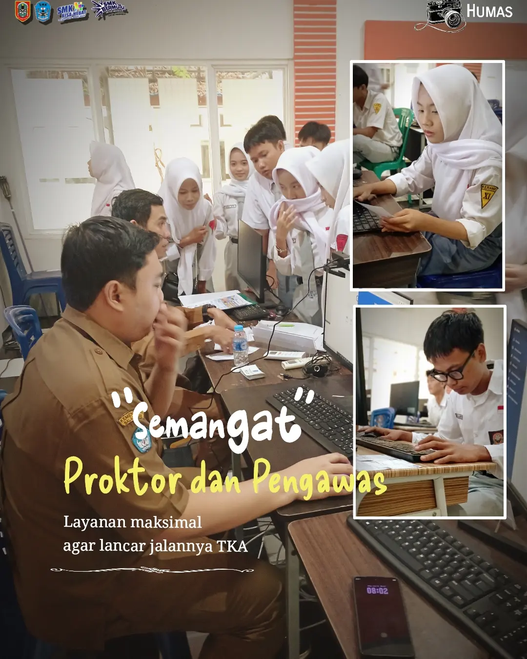 Proktor dan Pengawas Mengawal Ujian