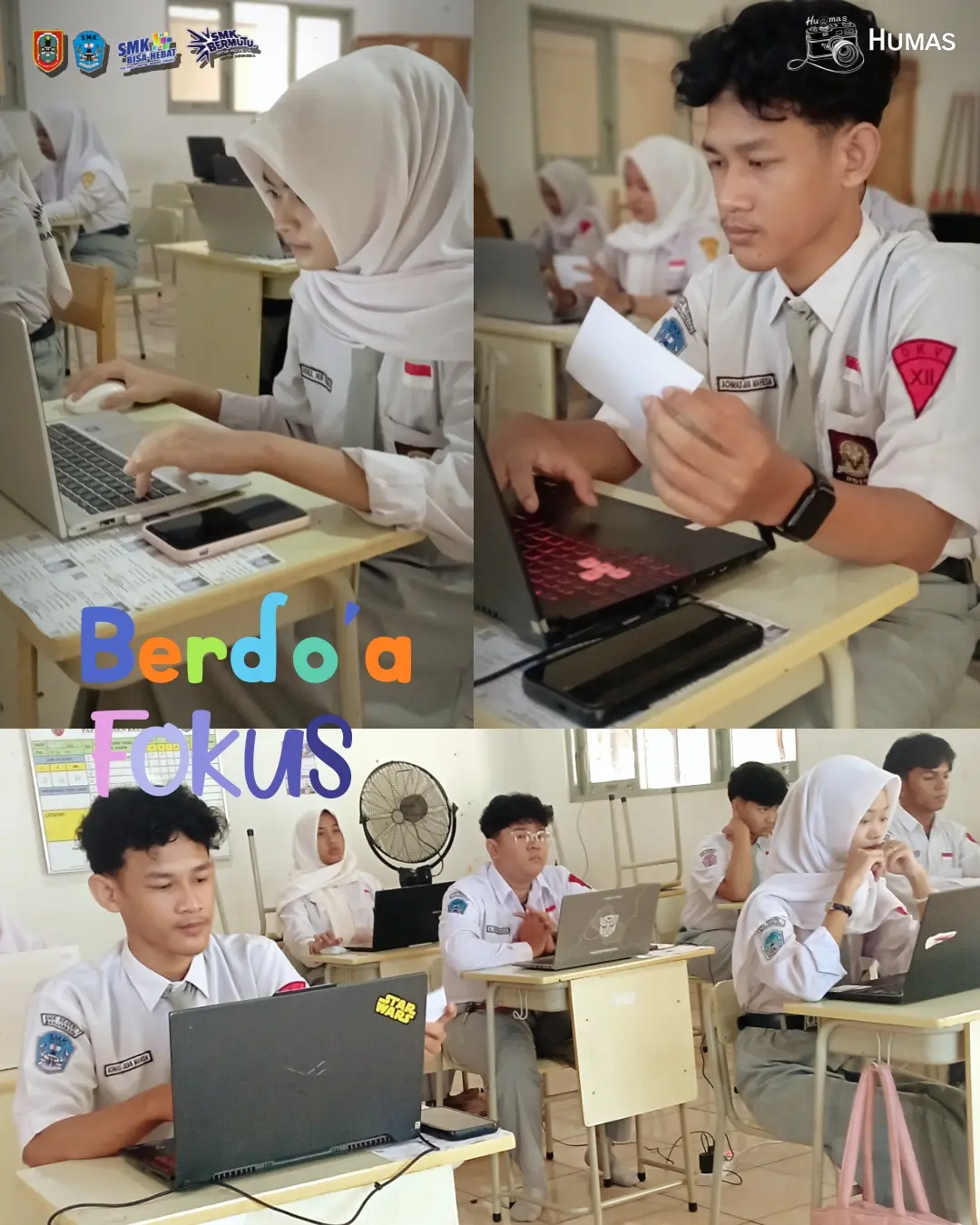 Konsentrasi Peserta Didik Saat TKA